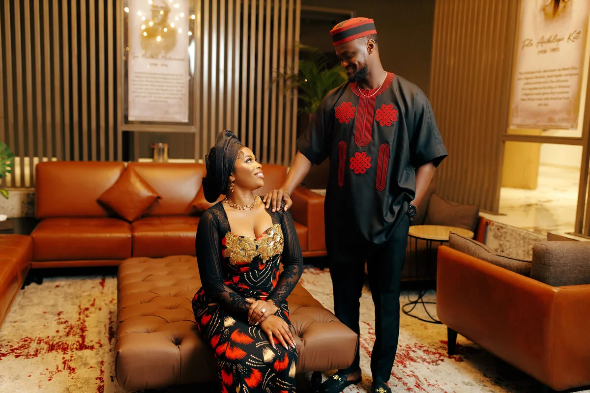 Couple in the lounge